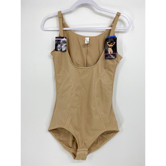 Maidenform Beige Nude Firm Control Body Briefer Waist Cincher Shaper NEW Size XL - Picture 1 of 12